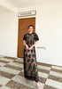 ORANGE JUICE  Black Lacey Maxi Dress